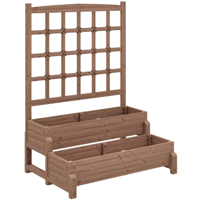 Planter, 2, Brown