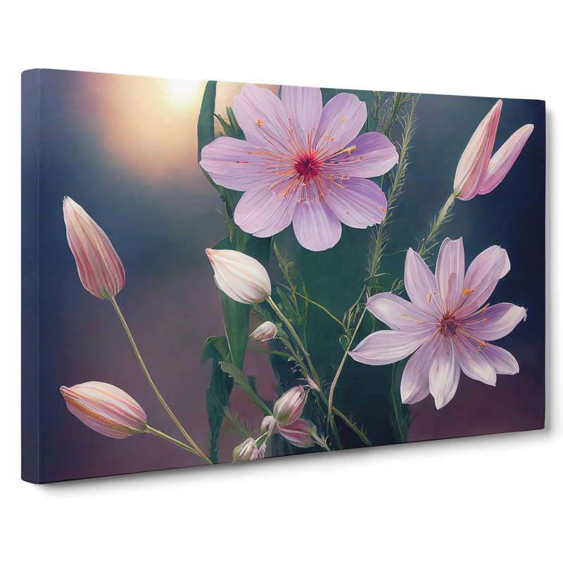 Tantalising Wildflowers Floral - Wrapped Canvas, 50cm H x 76cm W x 3cm D