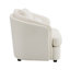 Chaise en lin beige Mariko avec coussin