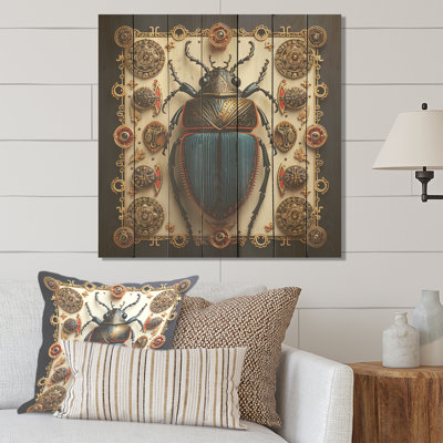 Mystical Beetle III - insectes et insectes sur bois