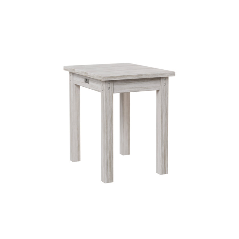 Regular Outdoor Economy End Table, Seashell