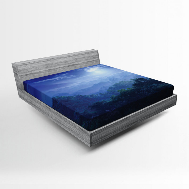 Fantasy Microfiber Fitted Sheet, Queen Fitted Sheet