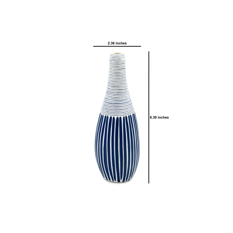 Vase de table Alaxandria, Bleu
