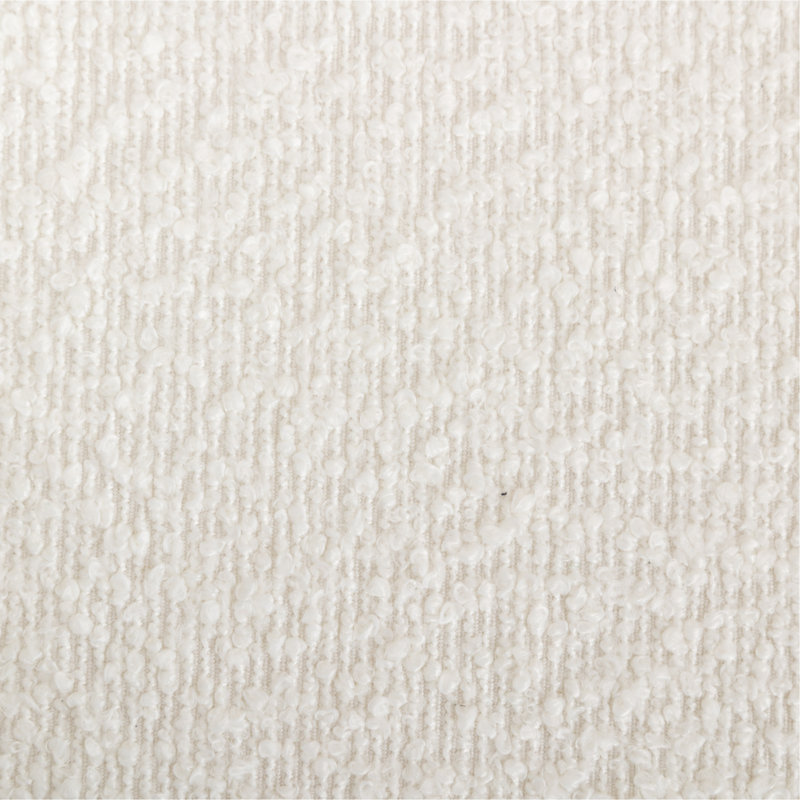 Chaises de salle à manger modernes (de 2), blanc - Siège élégant avec 2 pieds en tissu de style contemporain thermolaqués
