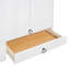Grand lit, blanc, avec prise et option de rangement spacieuse Lit blanc Tiroirs fonctionnels et garde-robes compactes