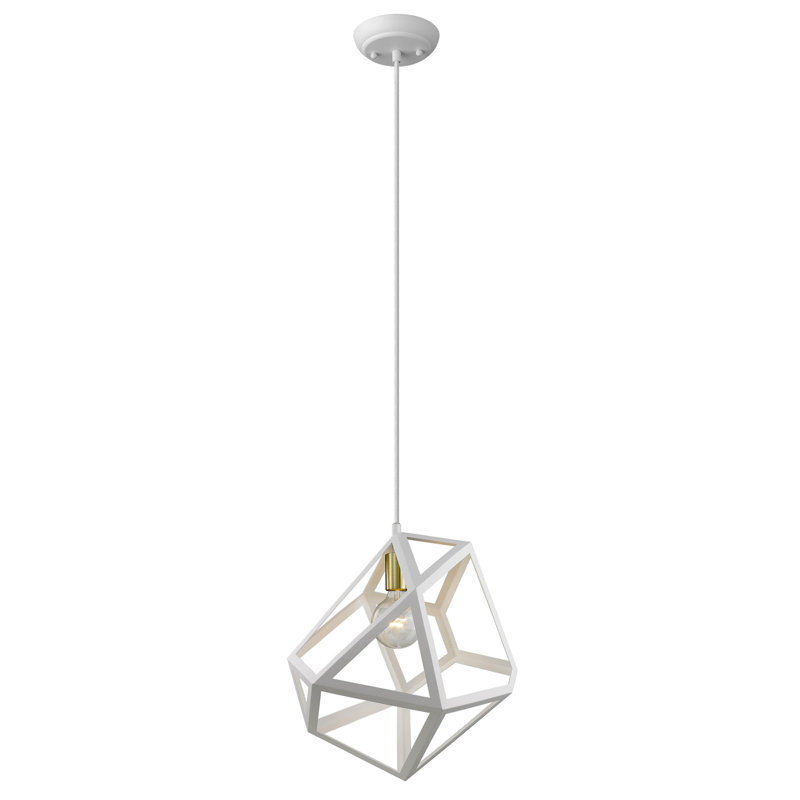 Allport 1 - Light Single Pendant, White