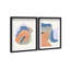 Together Set Shadowbox Abstract Print by Oliver Gal, Black Frame, 10 x 15-1964173688-1964173690