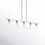 Arsens 5 - Light Steel Dimmable Kitchen Island Linear Chandelier-1206938815