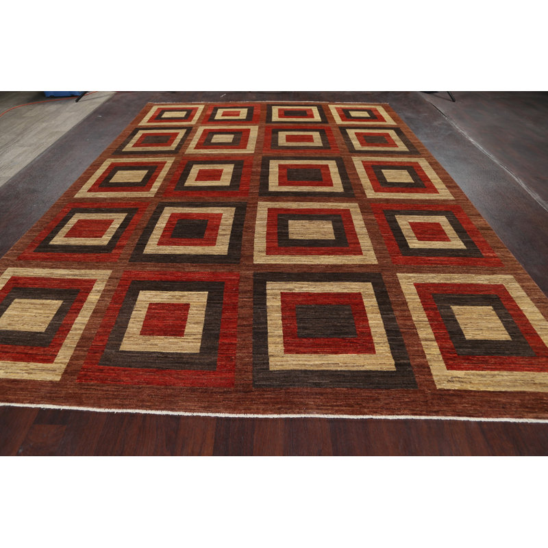 One-of-a-Kind 8'9" X 12'1" New Age Wool Area Rug in