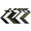 Amari Polished Marble And Aluminum Mosaic-995789255