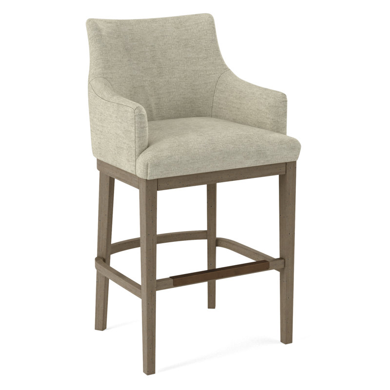 Upholstered Stool, 61558-61, English Saddle