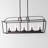 5 - Light Iron Dimmable Lantern Chandelier