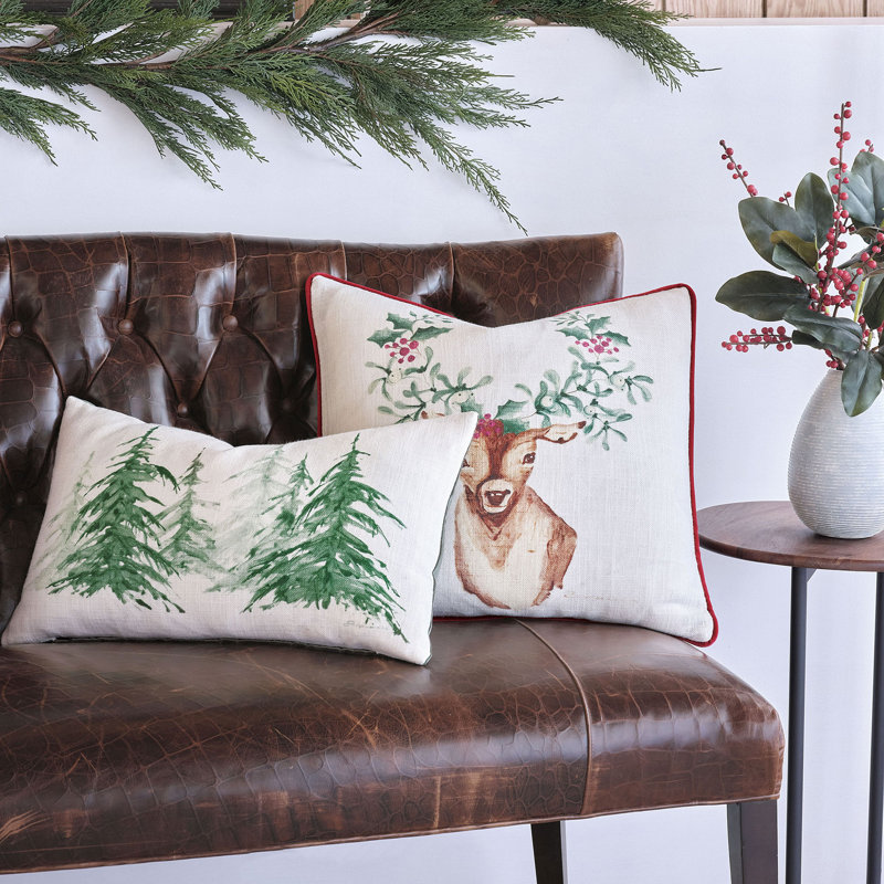 Linen Lumbar Pillow Cover & Insert