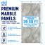 Panneaux muraux gris imitation marbre UV 4 pi x 9 pi Falkirk Irvine III (paquet de 5)-128543140