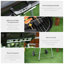 Barbecue au charbon portatif de 21 po avec roulettes et tablette inférieure, fumoir de barbecue avec évents réglables sur le couvercle pour le pique-nique du camping, noir
