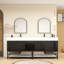 Finition du meuble-lavabo sur pied simple 84 po Jessica / Base: Chêne teck-72495652