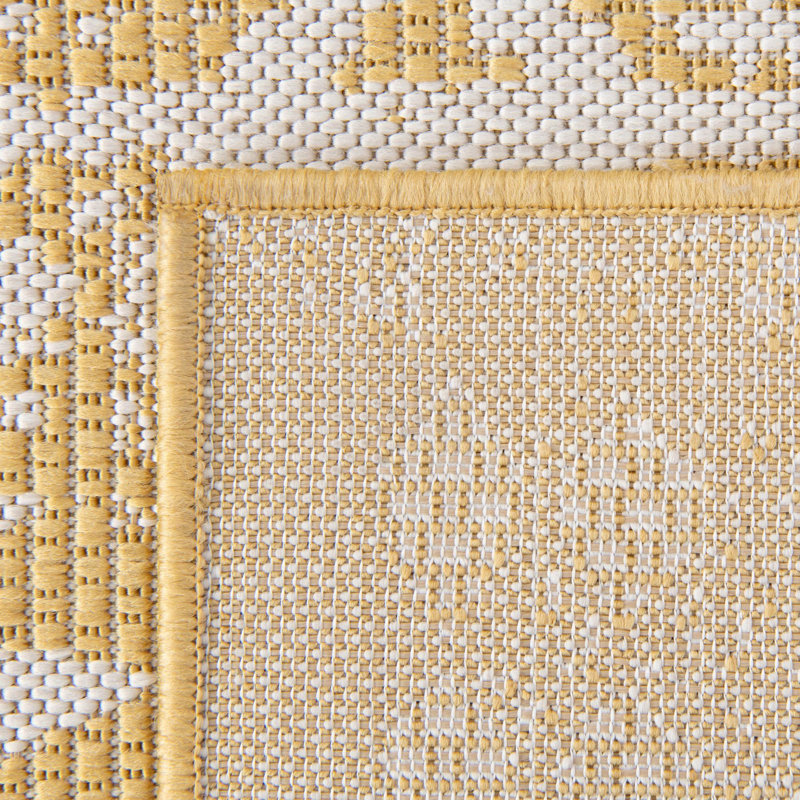 Broux Geometric Indoor / Outdoor Rug, Square 5'3"