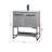 Gerard 30'' Single Bathroom Vanity with Porcelain Top-873540285