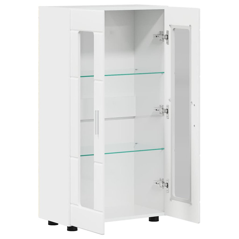 Sideboard Accent Chest, High Gloss White