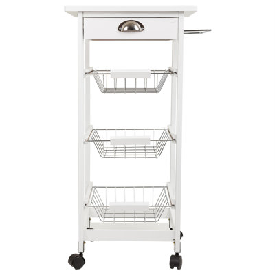 Launce Wood Kitchen Cart