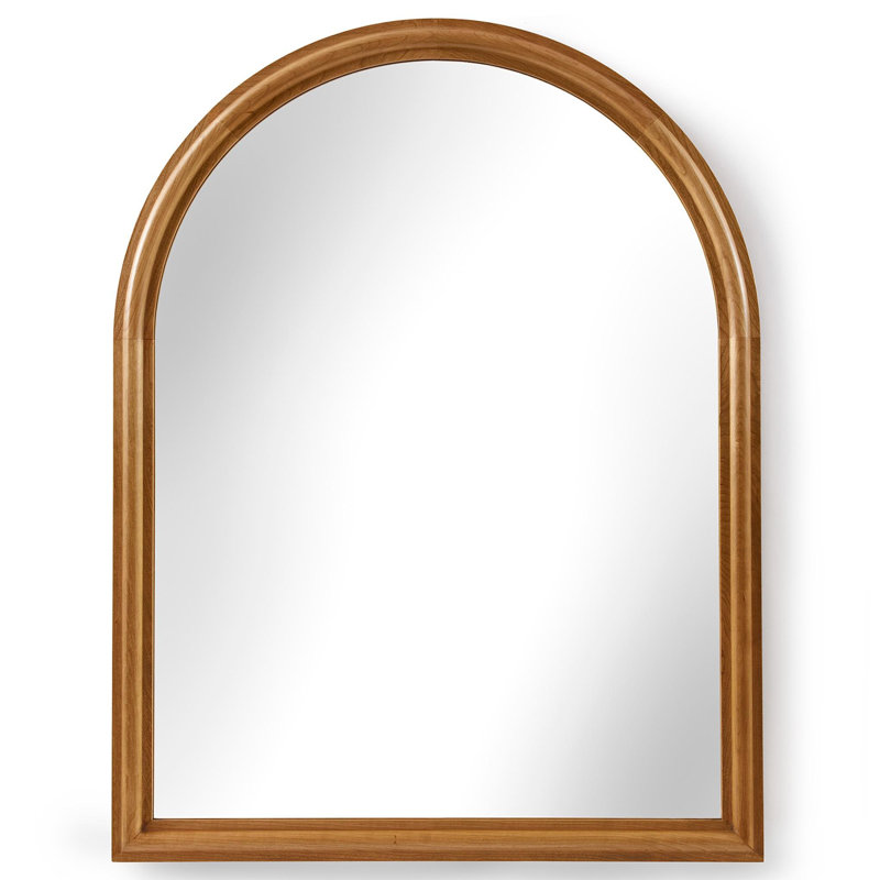 Martine Arch Solid Wood Wall Mirror