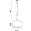 Luminaire bol suspendu 1 lumières zani-16510570