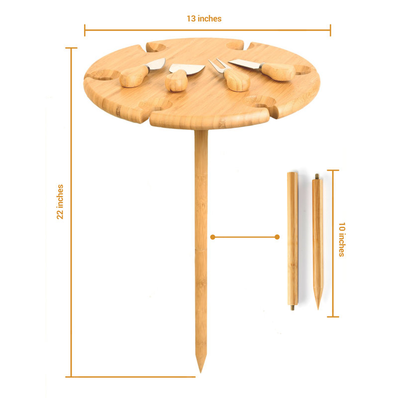 Table d'appoint en bois massif Suchey