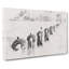 Perched Pigeons Watercolour - Wrapped Canvas-56659210