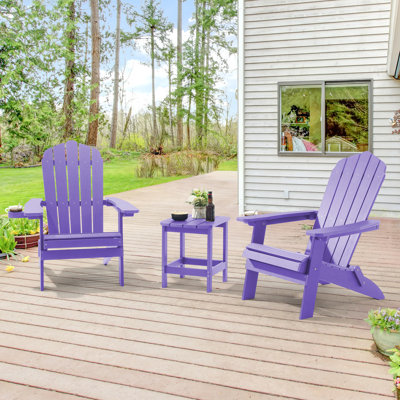 Weather-Resistant HIPS Folding Adirondack