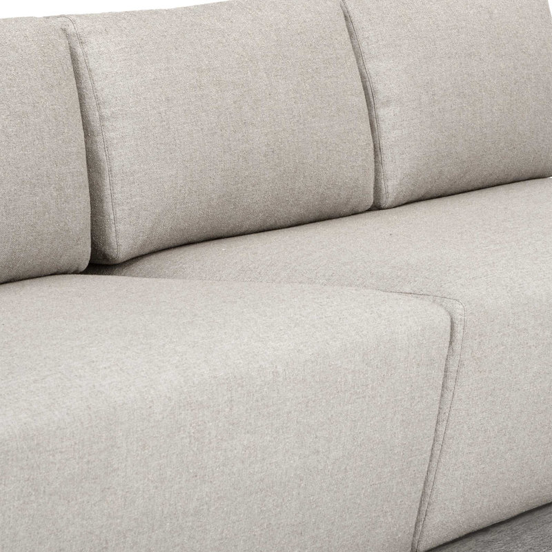 Parlington Outdoor Weathered Gray/Dove Large Sofa