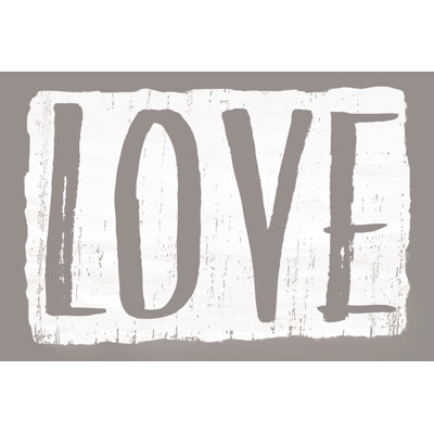 Love Grey - Wrapped Canvas Art Prints