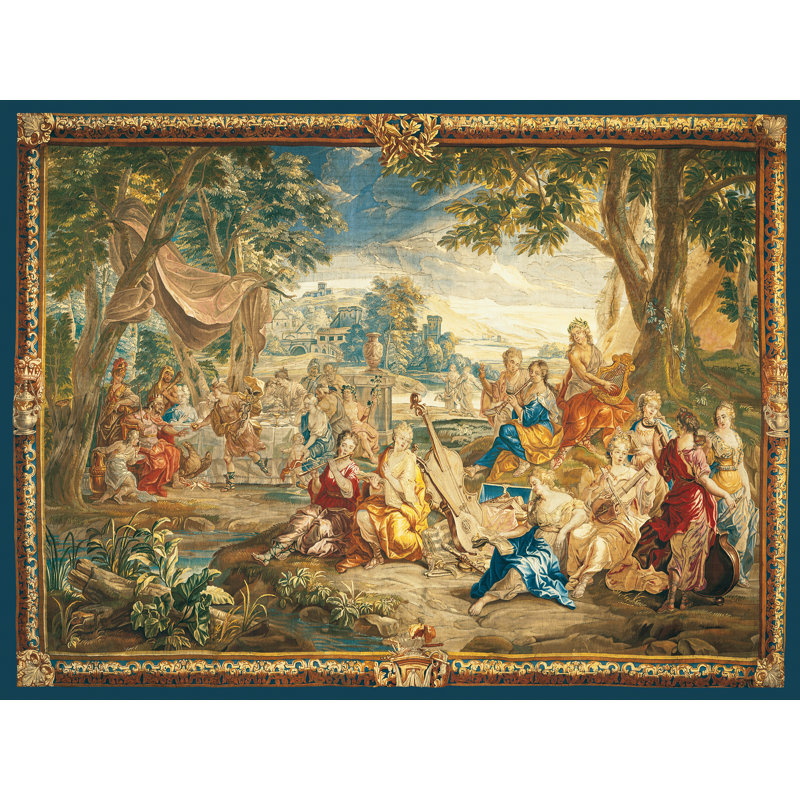 Tapisserie de Bruxelles - reproduction sur toile tendue, H 12 po x l 16 po