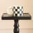 Solid Wood Square End Table,Pedestal Drink Table, Tall Plant Stand-186774008