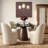 Lola Upholstered Side Chair with Swivel Casters-115308851