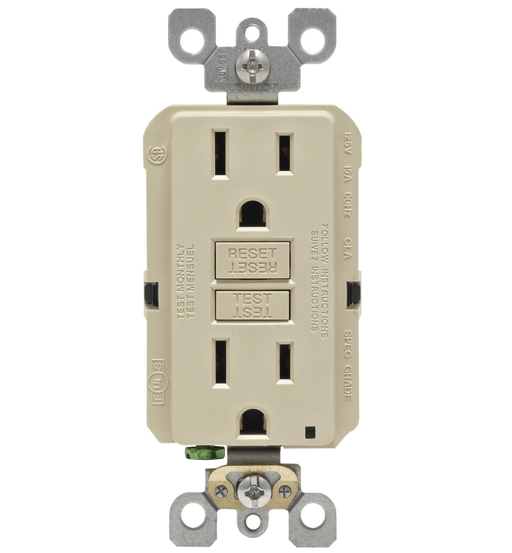 15 Tamper Resistant Outlet Leviton 