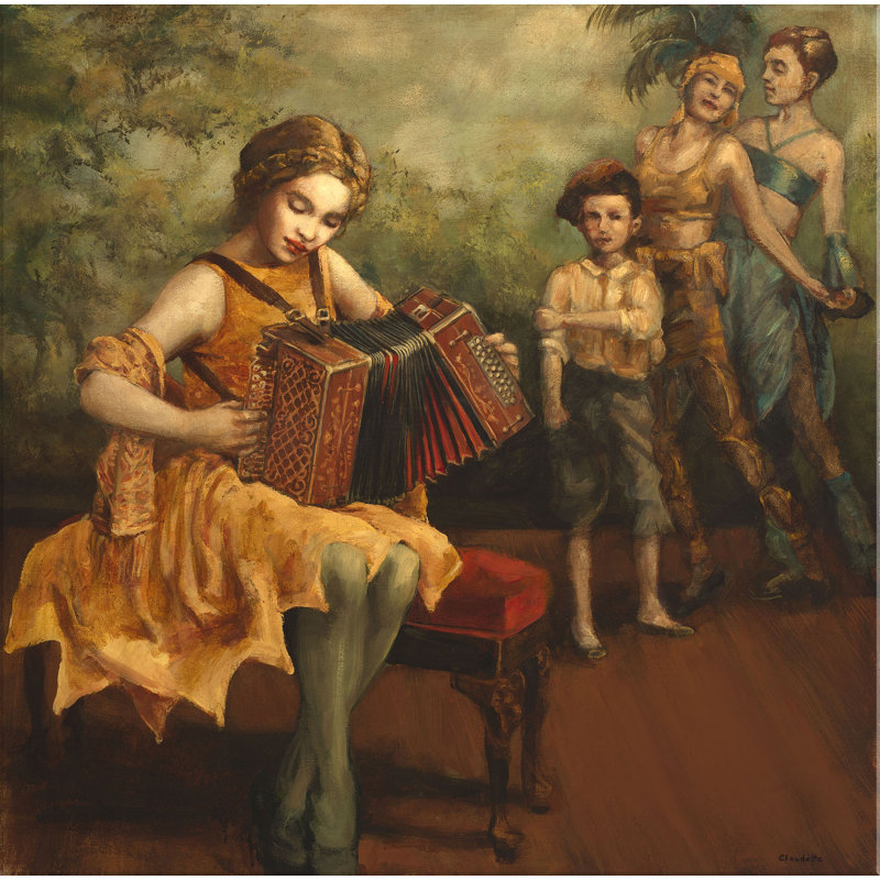 Accordionist Print