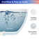 63'' x 37'' Freestanding Soaking Solid Surface Bathtub