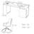 Durable Lacquered Storage Cabinet Desk