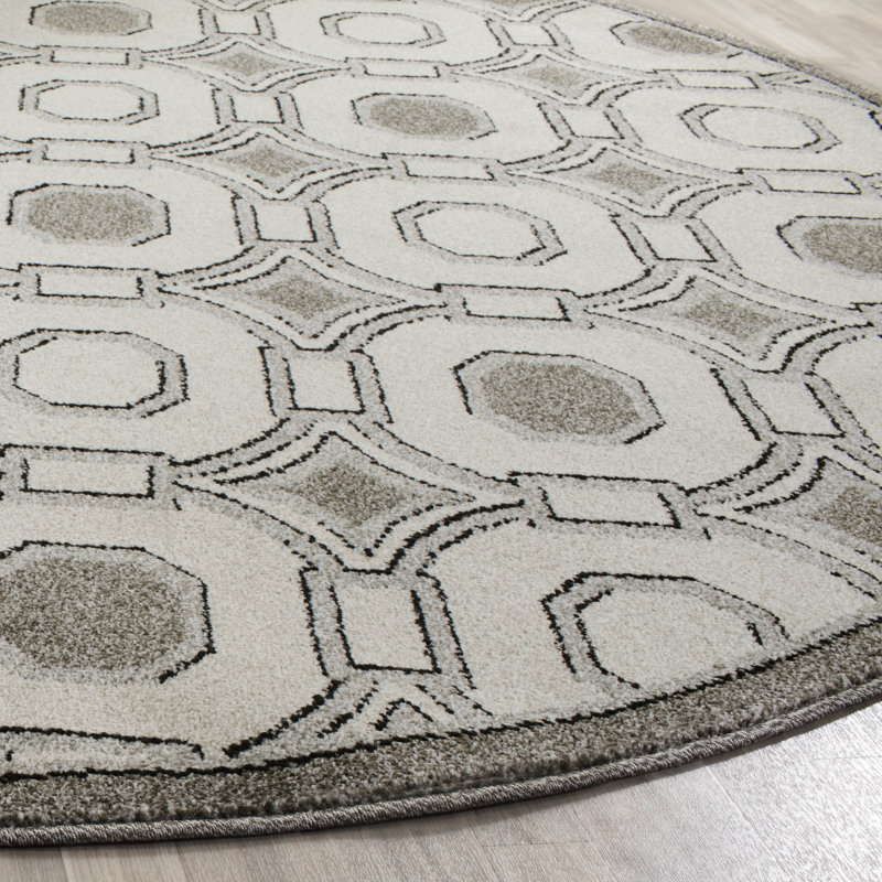 Thornbury Performance Geometric Rug, Round 7'