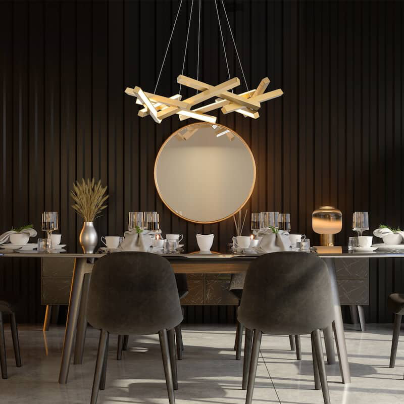 Erratic Forms Sputnik LED Chandelier