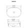 Ruvati 24.12'' Porcelain Ceramic Oval Bathroom Sink with Overflow