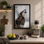 Wolf in Winter Modern - Wrapped Canvas-639437882-639437887