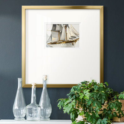 Voiles blanches et dorées