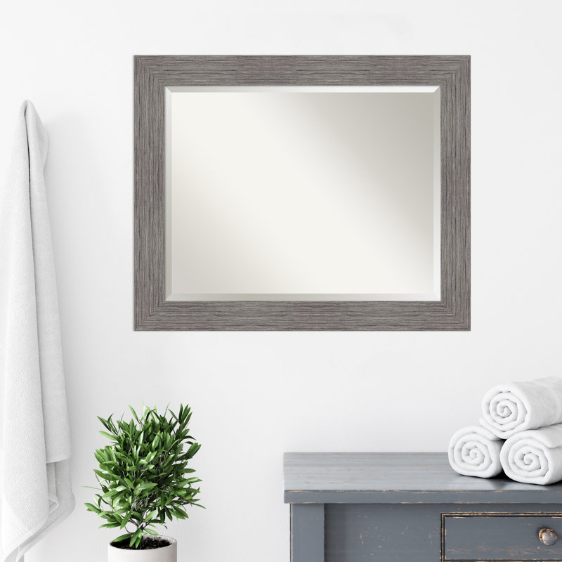 Eliakim Flat Wall Mirror, 27.38" x 33.38"