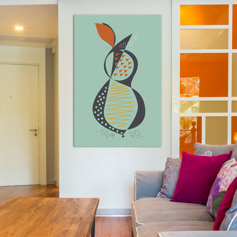 « poir », impression sur toile tendue, H 40 po x l 26 po x P 1,5 po, Pas de tapis, Toile tendue