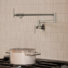 Ensemble de robinet de cuisine double - robinet d'évier rétractable et système de remplissage de pot mural