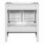 Ensemble de meuble-lavabo simple 30,01 po avec plateau en bois massif Rahish-314984917