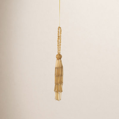 Beaded Tassel Solid Hanging Figurine Ornament