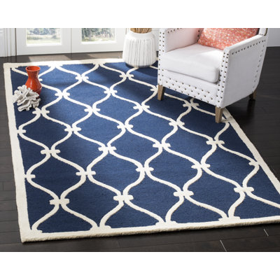 Willington Geometric Wool Hand Woven Area Rug