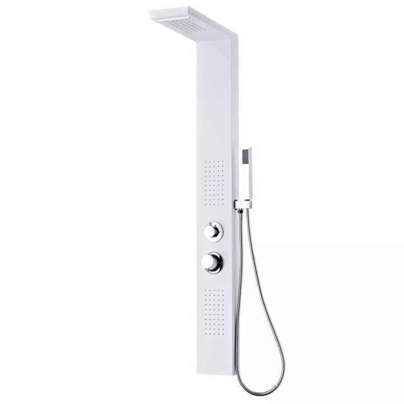 Shower Tower Panel, White